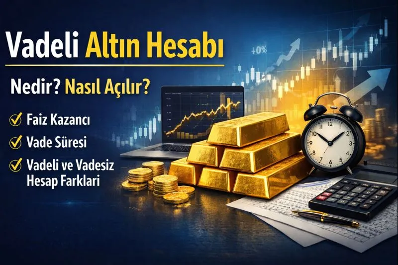 Vadeli Altın Hesabı Nedir? Nasıl Açılır? Faizli Altın Birikimi Rehberi